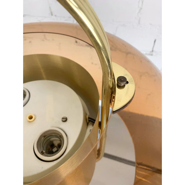 Brown Vintage Pendant Lamp in Smoked Brown Acrylic, 1970s For Sale - Image 8 of 11