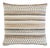 Schumacher Fremont Indoor & Outdoor 24" Pillow in Neutral For Sale