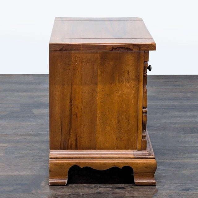 1990s Vintage Sumter Furniture Two Drawer Nightstand For Sale - Image 5 of 11