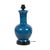 Large Italian Round Blue Ceramic Lamp, 1970s For Sale - Image 14 of 14