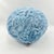 Plush Lambskin Sheep Ball - Blue For Sale In Houston - Image 6 of 6