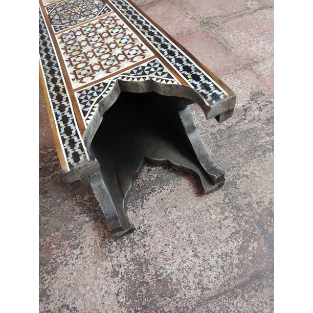 Vintage Syrian "Tower Shaped" Petite Inlaid Stands - a Pair For Sale - Image 9 of 10