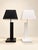 Early 21st Century Vintage Table Lamps in Lacquered Metal and Fabric, 2010s, Set of 2 For Sale - Image 5 of 5
