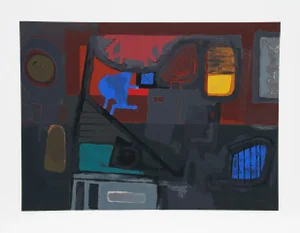 Remo Farruggio, "Juxtaposition," Lithograph