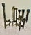 1960s Mid Century Brutalist Brass Menorah For Sale - Image 5 of 12