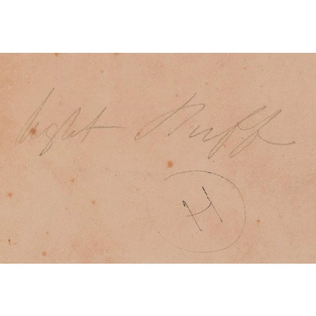 Figures and Tower, 19th-Century, Watercolour on Paper For Sale - Image 6 of 7