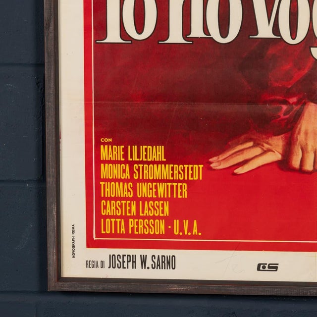 Vintage Italian Film Poster for Inga, 1971 For Sale - Image 10 of 18