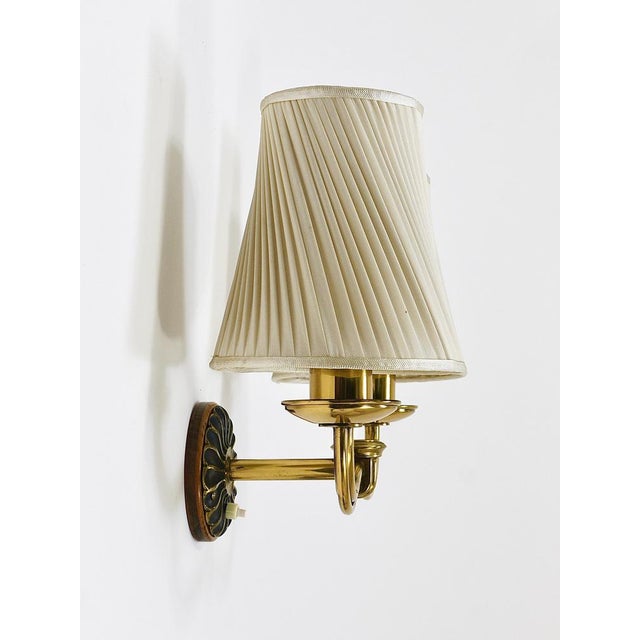Viennese Modern Brass Sconces Wall Lights, Austria, 1940s, Set of 2 For Sale - Image 14 of 16