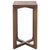 Wood Akai Accent Table in Walnut For Sale - Image 7 of 8