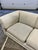 Vintage Mid Century Modern Milo Baughman Style Chrome Base 3 Piece Sectional Sofa For Sale - Image 14 of 15