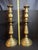 Victorian Monumental 19" Antique Brass Synagogue Shabbat Candlesticks - 19th Century For Sale - Image 3 of 13