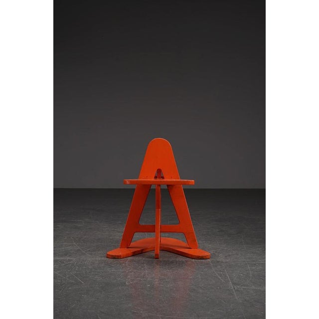 Architectural Side Chair, 1970s For Sale - Image 3 of 14