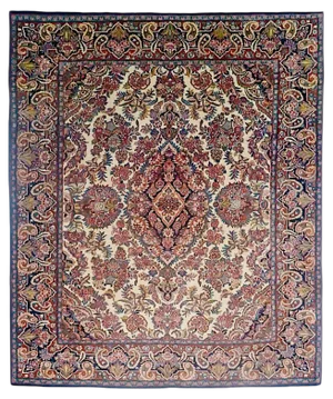 Vintage Sarough Rug, 1940s