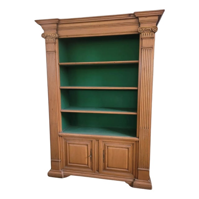 Open Bookcase in Covered Wood, 1950s For Sale