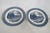 This charming Pair of Large Chop Plates is made of ceramic. It features a central motif of a group of workers keeping busy...