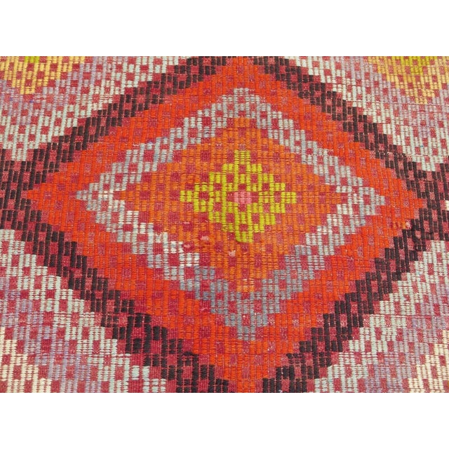 1960s Bohemian Kilim Rug - 67"x110" For Sale In Raleigh - Image 6 of 13