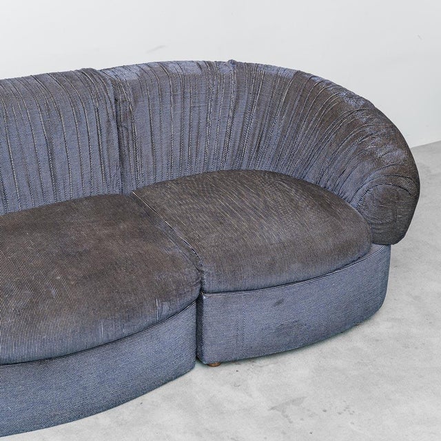 4-Seater Modular Sofa with 3 Modules in Fabric, 1970s, Set of 3 For Sale - Image 3 of 10