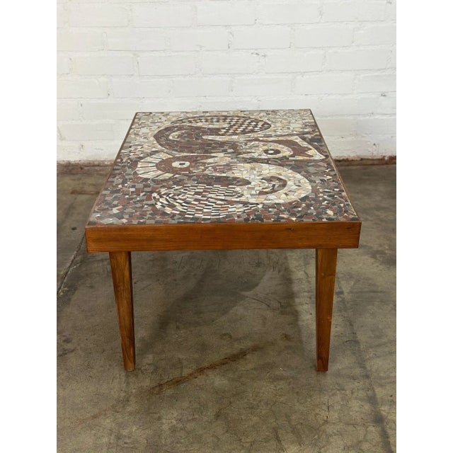 1980s Vintage Mosaic Coffee Table Chairish