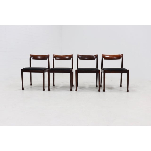 Vintage Danish Rosewood Dining Chairs, 1960s, Set of 4 For Sale - Image 15 of 15