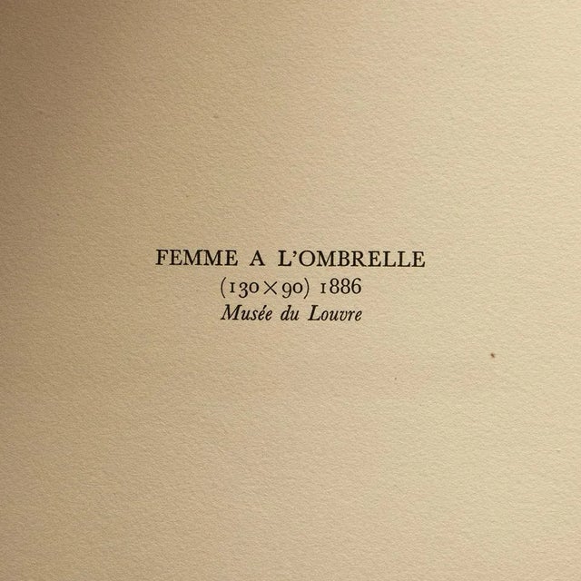 1950 After Claude Monet "Woman With a Parasol" First Edition Parisian Full-Color Print For Sale - Image 4 of 8