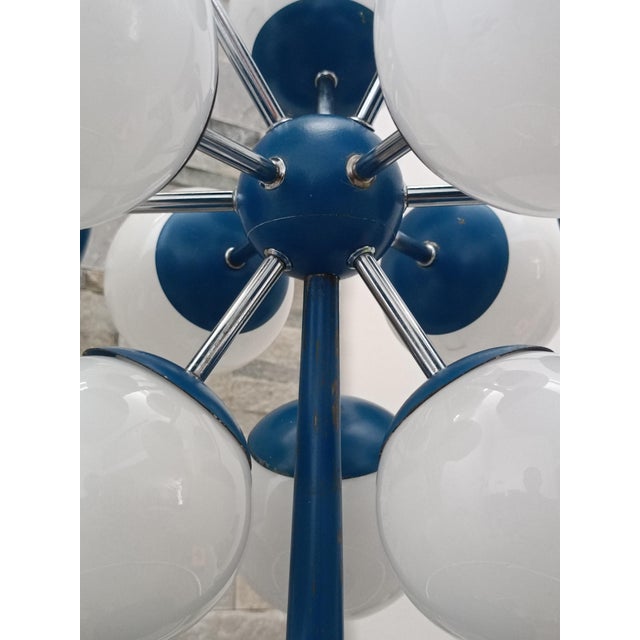 1970s Space Age Sputnik Atomic 12-Globe Table Lamp, 1970s For Sale - Image 5 of 13