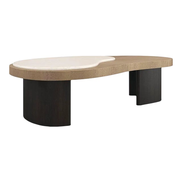 Natural Modern Cocktail Table For Sale