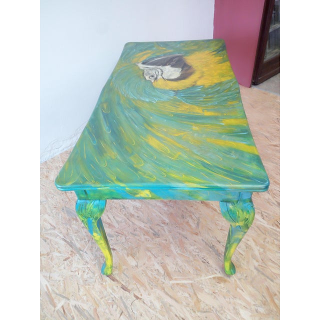 Chippendale Style Table in Beech, Early 1900s For Sale - Image 3 of 15