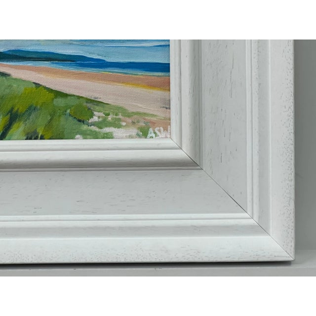 2020s Miniature Beach Landscape of East Coast of Scottish Highlands by British Artist, 2022, Framed For Sale - Image 5 of 9
