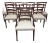 Vintage Mahogany Dining Chairs, Set of Eight Dining Chairs For Sale