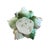 1960s Vintage Majolica Style Ceramic Flower Candlestick Holder For Sale - Image 5 of 5