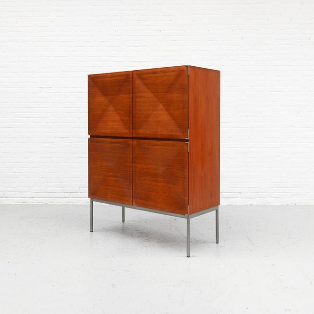 Mid-Century Modern Behr 1307 Diamond Highboard by Antoine Philippon & Jacqueline Lecoq, 1960s For Sale - Image 3 of 18