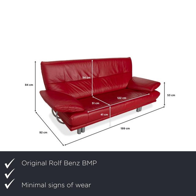 If you're looking to make a real statement in your living room, this Rolf Benz two-seater sofa is just the thing. The BMP...