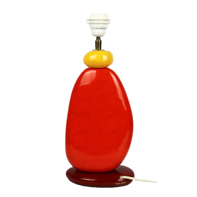 1980s Pebble Lamp by François Chatain, 1980 For Sale - Image 5 of 13