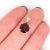 Metal 2.2ct Red Garnet Solitaire Pendant in Solid 14K Yellow Gold Round 8mm For Sale - Image 7 of 8