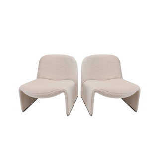 Set of Alky Lounge Chairs by Giancarlo Piretti for Artifort, 1970s