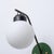 Italian Brass Wall Sconces with Opaline Globe Shades, 1950s, Set of 2 For Sale - Image 4 of 12