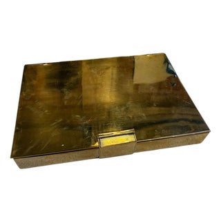 Multi Compartment Brass Box For Sale