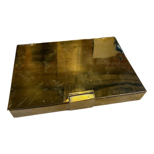 Multi Compartment Brass Box For Sale