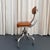 1940s Industrial Steel Leather Adjustable Swivel Task Chair by Domore Chair Company For Sale In New York - Image 6 of 10