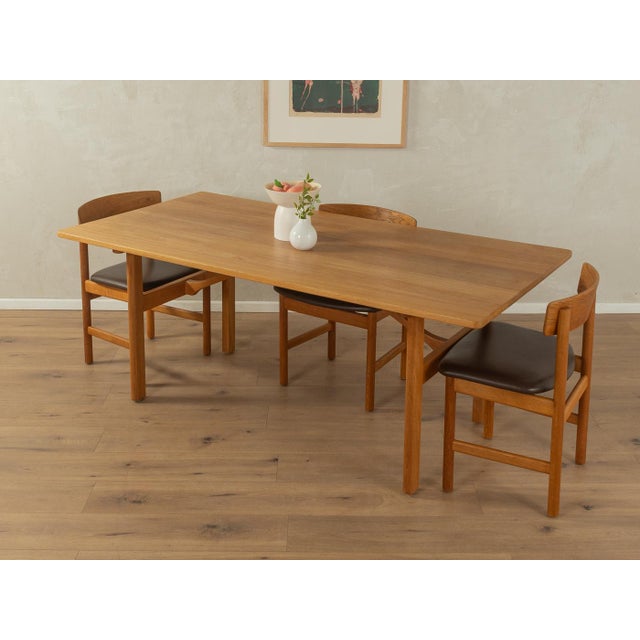 Mid-Century Modern 6284 Dining Table by Børge Mogensen for Fredericia, 1950s For Sale - Image 3 of 10