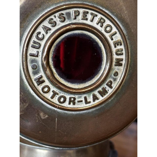 Lucas Petroleum Motor Lamp Been converted to work as a desk lamp. Old wiring so will need to be checked out with an...