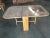 Wood Restored Gateleg Dining Table With Screen Printed Plywood Top For Sale - Image 7 of 8
