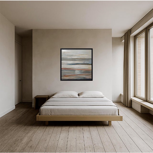 Reflets Suspendus, Abstract Landscape, Contemporary Art Framed by Sophie Dumont For Sale - Image 11 of 11