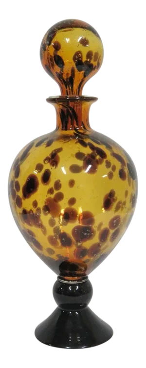 Mid 20th Century Murano Glass Oil Spot Decanter