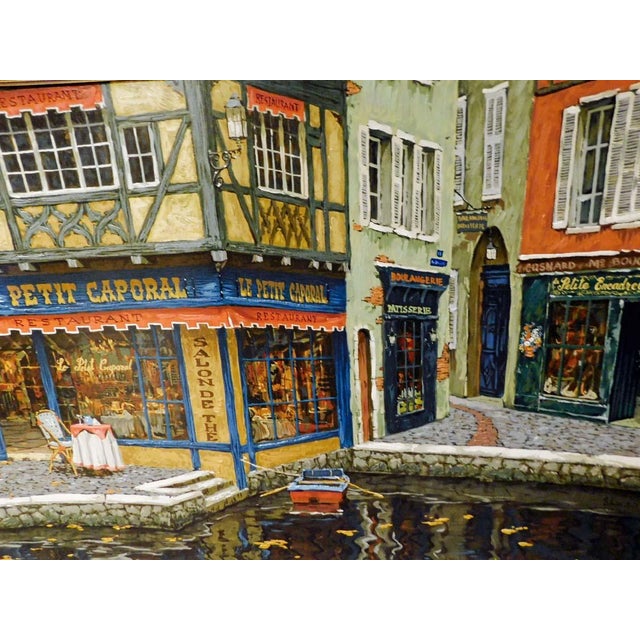 Textile Viktor Shvaiko the Last Leaves Framed Hand Embellished Art on Canvas 270/325 For Sale - Image 7 of 7