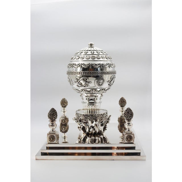 Not Yet Made - Made To Order La Montgolfiere Table Centre Caviar Display by Richard Lauret For Sale - Image 5 of 17