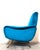 Cobalt Blue Lady Armchair by Marco Zanuso for Arflex, Italy, 1955 For Sale - Image 9 of 14