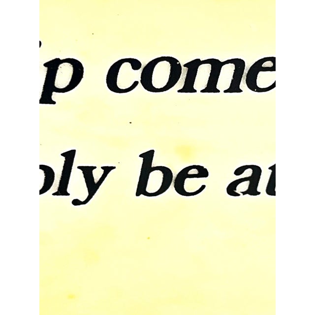 Vintage Marble Desk Plaque With Humorous Saying, Mid-Century Accent For Sale - Image 6 of 9