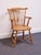 Pennsylvania House Pennsylvania House Solid Hard Rock Maple Colonial Early American Fiddleback Duxbury Windsor Dining Arm Chair 1059-110a For Sale - Image 4 of 12