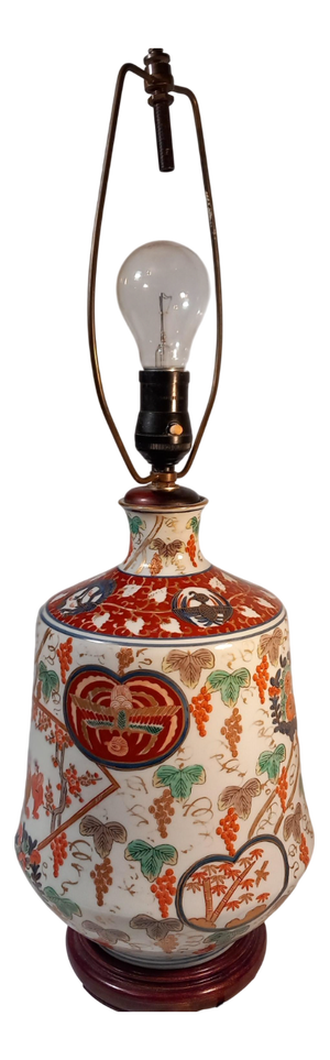 Japanese Porcelain Table Lamp